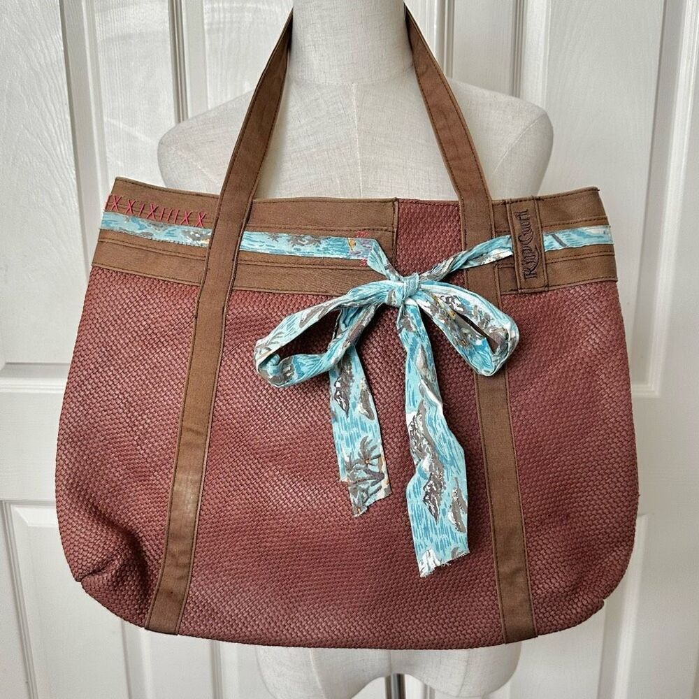 Rip curl brown tote bag